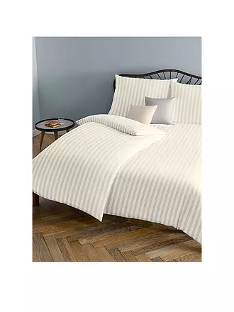 FLEURESSE | Damast Bettwäsche Melk 70x90cm / 140x220cm Creme | 